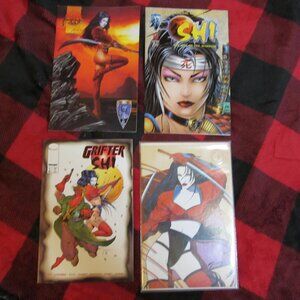 bundle lot of 4 Shi comic books vintage 1995 1996 1997 Crusade Comics (97)